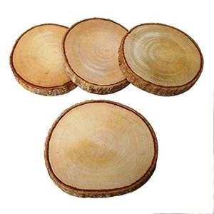 Wood Bone Inlay Round Coasters Custom Wood Coaster <b>Set</b> with Handmade Bone and Brass Inlay Made in India - Product Image 4