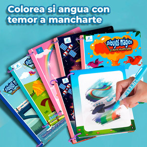 Livre de coloriage portable sur le thème des animaux de la ferme pour enfants de 2 à 4 ans, ensemble de jouets à dessiner en carton - Product Image 6