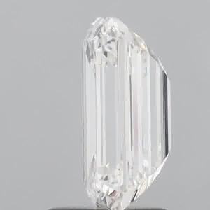 Pierre de diamant de laboratoire taille émeraude, clarté VVS1 - Product Image 2