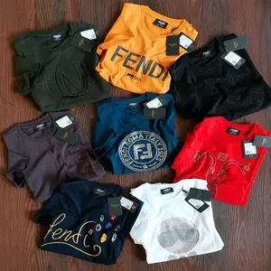 Men's Casual t shirt Latest Design women's T-shirt short long Sleeve Spring Summer Apparel Stock lot surplus branded overrun