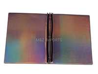 Porte-menu en bois durable de luxe italien, couvertures de menu en cuir PU pour restaurants, hôtels, boutiques, bars à vin, promotion des ventes en Inde M&Z