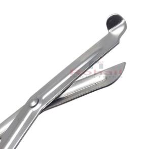 Tijera médica de acero inoxidable, cabeza curva, táctica, quirúrgica, hecha en RI-DI-0123, paquistaní - Product Image 3