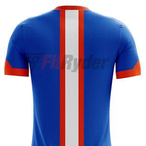 Uniformes de Fútbol para Hombre al por Mayor, 100% Poliéster, de Alta Calidad, Corte Ajustado, Logotipo Personalizado, Transpirables, Opciones OEM, Manga Corta, Verano - Product Image 6