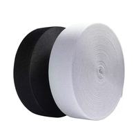 Bande élastique en nylon noir/blanc de 1,5 à 6 cm, épaisseur moyenne, en gros, livraison rapide, caractéristique durable pour les loisirs créatifs