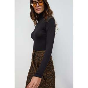 Blusa Asimétrica de Organza para Mujer, Detalle de Tul en la Parte Delantera, Diseño Casual Ajustado al Cuerpo, para Fiestas de Primavera y Otoño, Talla XL - Product Image 4