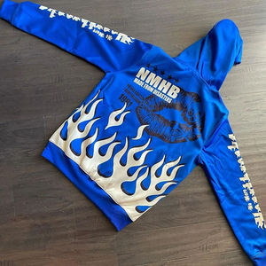 Nouveau style de sweat à capuche Logo personnalisé 100% coton impression personnalisée sweats à capuche et sweat-shirts pour hommes respirant sweat à capuche zippé pour hommes - Product Image 2