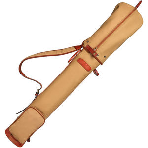 Bolsas de hombro para palos de Golf, estuches de viaje de lona y cuero hechos a mano, bolsa de almacenamiento duradera, organizador, - Product Image 5