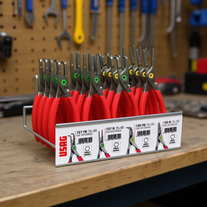 20 piezas de ganchos de exhibición múltiples Usag con alicates para circlips, herramienta duradera y versátil para varios expositores - Product Image 3