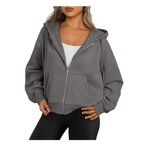 Women Zip-Up Hoodie Stylish New Design with front logo for Winter <b>hoodies</b> for woman <b>Cheap</b> Price Wholesale Rate <b>Cheap</b> Price - Product Image 2
