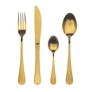 Juego de Cubiertos de acero inoxidable con acabado de espejo clásico para comedor. - Product Image 2