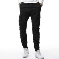 Pantalon décontracté pour homme, service OEM, meilleure qualité, doux, respirant, élastique, 100 % coton, tissu toile, coupe droite, taille mi-haute, imperméable