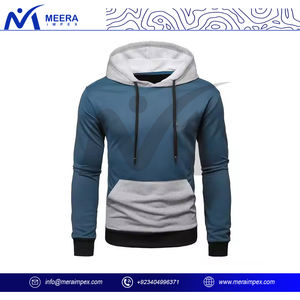 Pull à capuche en polaire pour hommes conçu sur mesure pour l'été pour les sports de plein air Streetwear décontracté usage quotidien - Product Image 2