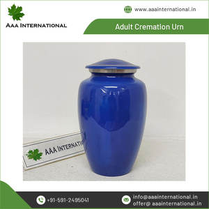 Exportateur mondial vendant largement 100% urnes de crémation pour adultes en aluminium de qualité authentique pour les cendres humaines au meilleur prix compétitif - Product Image 3
