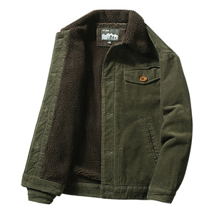 Men's Padded Winter <b>Corduroy</b> Coat Men's Casual Baseball <b>Jacket</b> Thermal Cotton Sports <b>Jacket</b> Customized Woven Haus Industries - Product Image 2