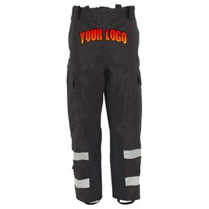 Pantalon de travail de sécurité en coton léger à haute visibilité avec bande réfléchissante certifié CE/EU anti-froissement multicolore unisexe - Product Image 1
