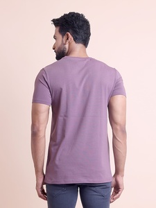 Venta caliente O-cuello de media manga de los hombres de la Camiseta cómoda 100% algodón versátil esencial para el uso diario Casual - Product Image 6