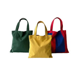 กระเป๋าผ้าแคนวาสแบบ DIY สำหรับเดินทางกระเป๋าสะพายไหล่ใบใหญ่ทำจากผ้าฝ้าย100% โฆษณาตามสั่ง - Product Image 1