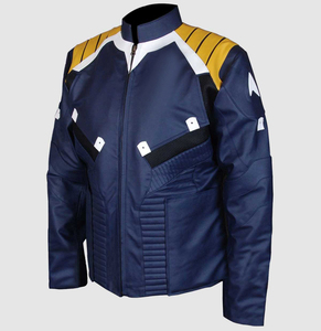 Chaqueta para Hombre, Chaqueta de Cuero Casual de Diseñador con Logotipo Personalizado para Invierno, Chaqueta de Cuero Lisa para Hombre de Talla Grande - Product Image 1