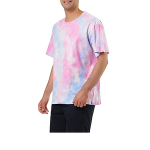 Nueva llegada logotipo personalizado Tie Dye camisetas de alta calidad Unisex proveedor impresión Logo diseñador camisetas para hombres de BD - Product Image 4