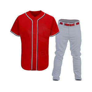 Nuevo Uniforme de Béisbol Personalizado con Logotipo para Hombre - Alta Calidad, 100% Poliéster, Secado Rápido y Transpirable, Color Personalizado - Product Image 6