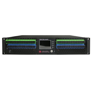 Alta potencia EDFA 22dbm 32 puertos WDM EDFA 1550nm uso aeropuerto Hotel Escuela Centro Comercial amplificador óptico - Product Image 4