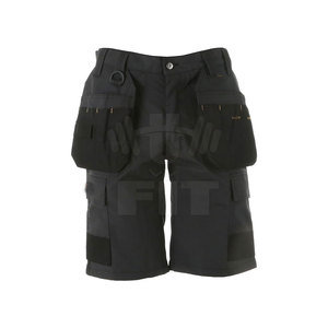 Customized Logo Workwear <b>Shorts</b> Breathable <b>Lightweight</b> 100% Polyester High Street Style Solid Pattern Online Sale - Product Image 1