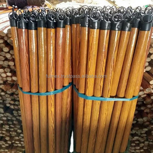 High Quality PVC-Coated Grain Design Plastic Broom Head Vietnam Wood Broom <b>Stick</b> 120cm Dustpan Packaged Cleaning Machine - Product Image 6