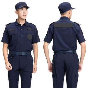 Uniforme de Guardia de Seguridad Primavera 2025, Precio al por Mayor OEM, Mangas Largas, Secado Rápido, Alta Elasticidad, Guardia Nacional Unisex, Poliéster - Product Image 2
