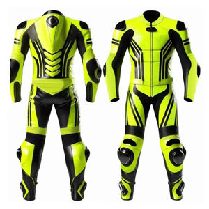 Trajes de Motociclismo Profesionales de Cuero Vacuno Genuino Personalizados para Hombre y Mujer, Transpirables, Impermeables, Anti-UV para Invierno - Product Image 1