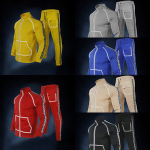 Custom Baggy Y2k Hoodie Set Streetwear Heavyweight French Terry bordado Zip up Chándal Pantalones de chándal y Sudadera con capucha Set - Product Image 2