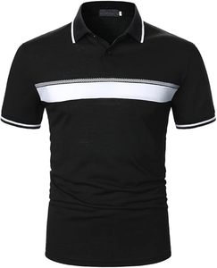 T-shirts de polo de golf de vêtements de sport de la meilleure qualité avec polos personnalisés respirants à panneau uni - Product Image 1
