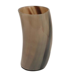 Copa de vino de cuerno de búfalo Natural de la mejor calidad, copa de media quemada de alta calidad, pantalones cortos de cuerno de buey tallados, copa de vino tinto personalizada - Product Image 1