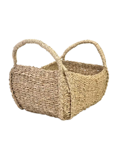 Cesta de Almacenamiento de Pasto Marino Natural con Asas, Forma Rectangular, Cesta Ecológica y Organizador de Decoración para el Hogar de Vietnam - Product Image 2