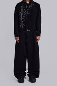 Sweat à capuche en mohair, mode vintage, tricot moelleux jacquard, pull d'hiver, pull à capuche surdimensionné en mohair, pull à capuche - Product Image 4