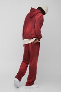 Chándal de bolsillo desgastado lavado oficial boxy de gran tamaño para hombre OEM chándales transpirables serigrafiados - Product Image 2