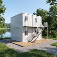 Maison préfabriquée détachable de 10 pieds, 20 pieds, 40 pieds, maison miniature préfabriquée, maison modulaire de luxe, maison de camping préfabriquée