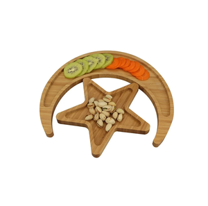 Bandeja de Madera Sostenible, Bandeja Decorativa para Joyas, Bandejas Decorativas para el Hogar, Bandeja para Cupcakes y Postres - Product Image 1