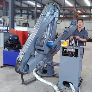 HAOY 3 Ton Electric <strong>Floating</strong> <strong>Barge</strong> <strong>Crane</strong> Marine Ship Deck Harbor Hydraulic <strong>Crane</strong> for Sale - Product Image 2