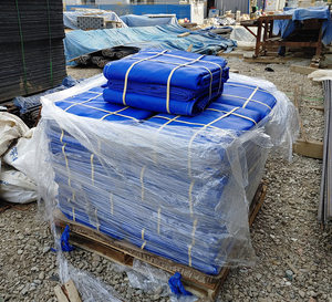 Tùy chỉnh <span class=keywords><strong>1500d</strong></span> chống cháy PVC lưới tấm Windproof chống cháy mạng lưới an toàn cho ngành công nghiệp Hàn Quốc cắt dịch vụ chế biến - Product Image 6