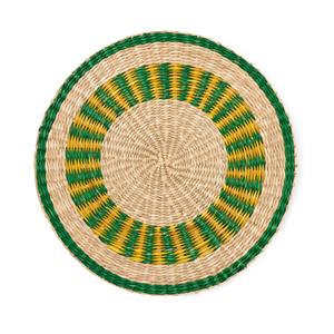 Napperon rond écologique en herbe de mer, napperon Boho en osier pour la cuisine, plaque de chargement tissée à la main pour la décoration de la maison et du Restaurant - Product Image 6