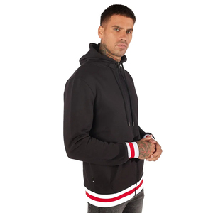Hombres 100% Algodón Regular Fit Sudadera con capucha Tela de rizo de alta calidad Impresión en relieve personalizada Bordado intrincado Tamaño 6XL Invierno - Product Image 3