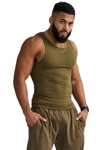 Chaleco Deportivo Personalizado para Hombre, 150g, Poliéster, Liso, Sin Mangas, para Fisicoculturismo y Fitness, Tejido Transpirable de Secado Rápido - Product Image 5