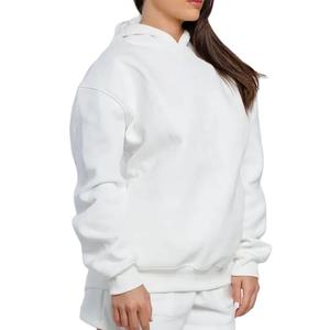 High Quality Cotton Thick Blank Plain Oversized Embroidered <b>Towel</b> Embroidery No String Unisex Custom Logo Plus Size <b>Hoodies</b> - Product Image 2