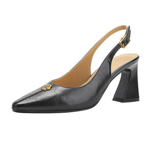 Zapatos Mary Jane de Estilo Francés para Primavera y Verano, Zapatos Planos de Cuero con Suela Gruesa de Estilo Británico Retro, Zapatos de Tacón Alto Dulces y Elegantes - Product Image 1