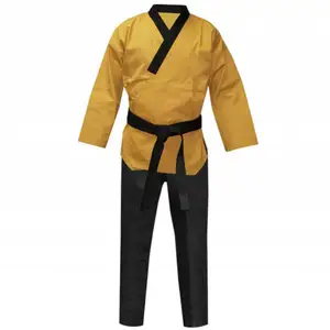 Taekwando Karate Jui Jutsu Großhandel Kung Fu Uniform Unisex Judo Karate Anzug Gi Kimono Judo Drops hipping Martial Art Wear Custo