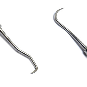 Instrumentos de mano médicos quirúrgicos, instrumento Dental peridontal Anterior, remolque de U-15/30 jacquetas, escarificador, mango sólido, CE ISO - Product Image 2