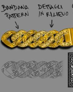 Cadena Cubana Estilo Hip Hop para Hombre, 10 mm, Plata de Ley 925 Maciza, Chapada en Oro, con Moissanita VVS que Pasa la Prueba, Collar - Product Image 6