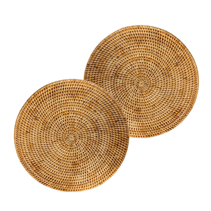 Tendance du moment : Sous-plats et dessous-de-verre en rotin tressé, élégants, durables et écologiques, pour toutes les tables. Artisanat vietnamien. - Product Image 1