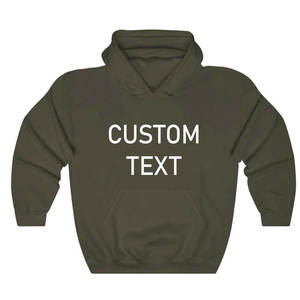 Custom Printed Winter Pullover Cotton Fleece Hoodie with Pocket Latest Design Brand New Unisex Hoodies Made in Pakistan - Product Image 2