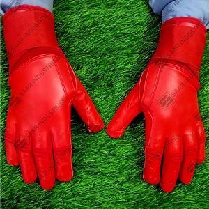 Guantes de bateo de béisbol y softbol personalizados de alta calidad, cómodos, ligeros, duraderos, transpirables, de poliéster/algodón, puño largo - Product Image 4